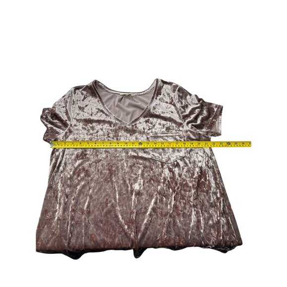 Spring & Mercer Velvet Legging Tee Womens Size XXL Relaxed Basic‎ Feminine Flowy - Picture 4 of 10